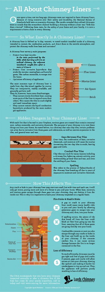 Every chimney needs a working liner to usher deadly carbon monoxide gases from your home.