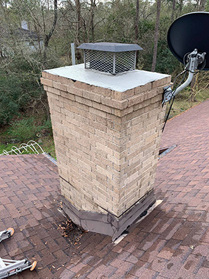 Chimney crown after - Lords Chimney